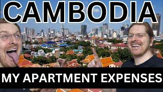 Cambodia Apartment Tour & Expenses 2025! (Insane Price)