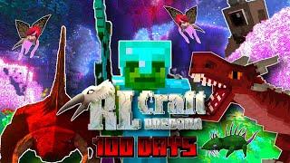 I Survived 100 Days In RLCRAFT DREGORA!