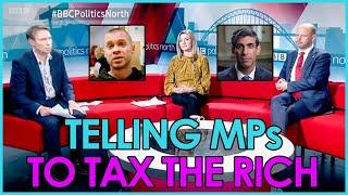 Telling MPs to Tax the Rich on the BBC