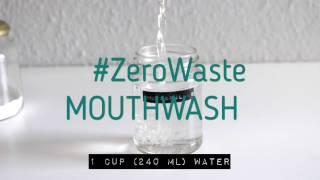 Homemade all-natural antibacterial mouthwash | Zero Waste DIY