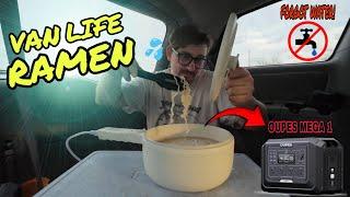 Van Life Ramen Noodle Cooking (Oupes Mega 1)