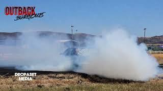 OUTBACK BURNOUTS :  "ABUSE " PUTS ON A SHOW 