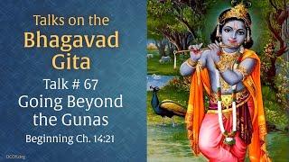 Going Beyond the Gunas • Talk 67 on the Bhagavad Gita by Swami Nirmalananda