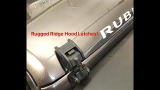 How to Install Rugged Ridge Hood Latches - Jeep Wrangler JKU