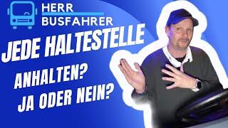 Verkehrsmärchen entlarvt:Die Wahrheit über Haltestellen -Warum Busse nicht überall halten!