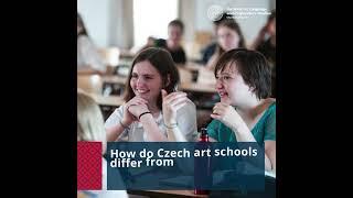 How do Czech art schools differ from those in other countries?