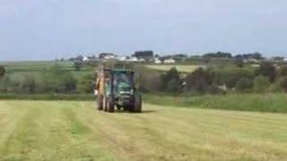 Claas Jaguar harvesting silage in Guernsey