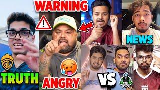 FINAL WARNING!..️ 8Bit Goldy & Thug ANGRY GodLike REALITY Explained,Scout,S8uL,Mavi Vs Soul Manya