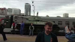 Ретропоезд «Воинский эшелон», Волгоград, вокзал "Волгоград-1", 08 мая 2025 года