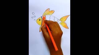 Fish  drawing with colour!#short#fish