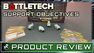 BattleTech Battlefield Support Objectives | Mercenaries Kickstarter | Product Review & Unboxing