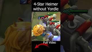 4 STAR Heimerdinger⭐⭐⭐ | TFT Set 9.5 #dtcl #teamfightactics #tft