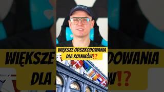 Większe odszkodowania dla rolników⁉️#informacje #pieniądze #biznes #finanse #rząd #rolnik #rolnictwo