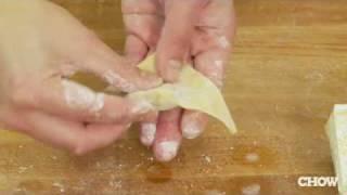 How to Fold a Wonton - CHOW Tip