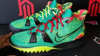 NIKE KYRIE 7 'WEATHERMAN' SNEAKER REVIEW + LACE SWAP | EARLY LOOK