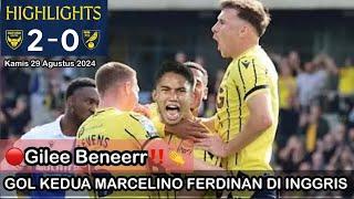 GOL FANTASTIS MARCELINO FERDINAN DI LIGA INGGRIS CHAMPIONSHIP . NAMA INDONESIA BERGEMA DI INGGRIS