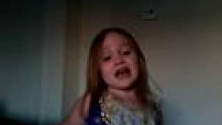 3yr old singing Fabulous from High School Musical