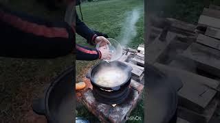 шурпа в казане) #вкусно #дача #едадома