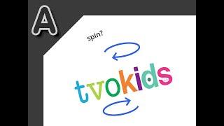 Adri's TVOKids Logo Bloopers III: Take 4: Spinning