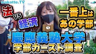 【あの学部はランク外？】慶應義塾大学の学部カースト大調査！【wakatte TV】#751