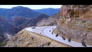 "ROARING Down-Thru Canyon" HELLS ANGELS Boot Camp #bikeride #hellsangels #motorcycle #harley #bikers