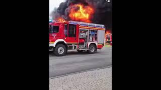 Großbrand in Gerlingen  #shorts