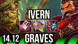 IVERN vs GRAVES (JGL) | 6/0/15, 700+ games, Dominating | EUW Grandmaster | 14.12