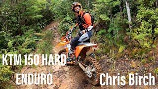 Hard Enduro training on the KTM 150 EXC Chris Birch