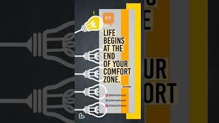 Life Begins At The End of Your Comfort Zone. #motivationalquotes #dailyquotes #addicteddreamer #love