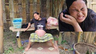 girl gives birth alone in her tent