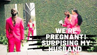 TELLING MY HUSBAND WE'RE PREGNANT! BIGGEST SURPRISE EVER!