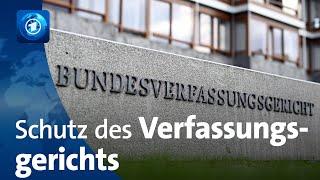 Mehr Schutz des Bundesverfassungsgerichts: Debatte im Bundestag