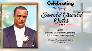 Thanksgiving Service for the life of Donald Oswald Oates
