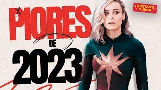 PIORES FILMES e SÉRIES de 2023 | RETROSPECTIVA