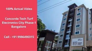 Concorde Tech Turf Electronics City Phase 1, Bangalore | 3 BHK For Sale | Sales- 8448496407