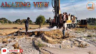 Borewell Water 130 फ़ीट पे खतरा पानी ॥ Borewell Drilling without water checking method in Rajasthan