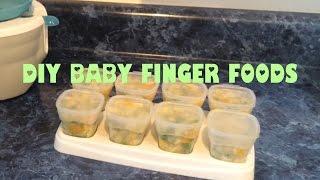 DIY MAKING ORGANIC FINGER FOOD STYLE BABY FOOD, BABY LED WEANING, OR BABY LED SOLIDS