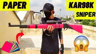 Paper Gun | How To Make a Paper Gun | How To Make Paper Kar98k Sniper Gun | Origami Easy Gun