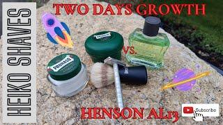 Henson AL13 - First shave - can it shave off a two day growth?