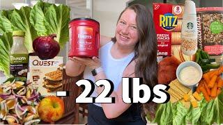 What I Eat In a Day For Weight Loss | Easy and Low Calorie Meal and Snack Ideas | 22 Pounds Down