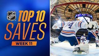 Top 10 Saves from Week 11 | 2023-24 NHL Season