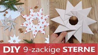 Origami 9 ZACK⭐STERN super einfach selber basteln - DIY | mirisplace