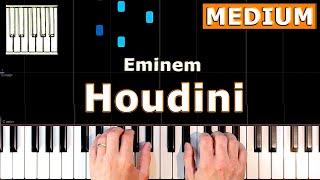 Eminem - Houdini - Piano Tutorial