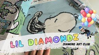  Diamond Art Club  |  Happy Snoopy | LIL DIAMONDZ  - perfekt für Kinder und Anfänger