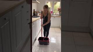 Mopping my floors with my turbo Vileda mop 🫧 #shorts #cleaningmotivation #cleaning #asmr