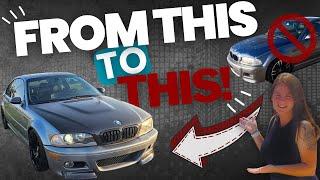 Transforming a BMW E46 M3 In 8 Minutes!