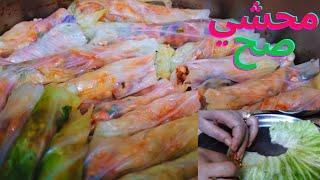 محشي الكرنب المصري على أصوله   Stuffed Egyptian cabbage on its origins
