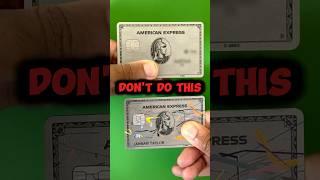 3 Things Not To Do - American Express Platinum - Best Amex Credit Card  - Disclosure in Description