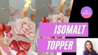 Easy Isomalt cake topper/ edible dessert bowl/ tutorial