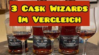 Vergleich 3er rauchiger "The Cask Wizard"-Abfüllungen